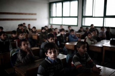 MIDEAST-PALESTINIAN-GAZA-CONFLICT-UN-EDUCATION